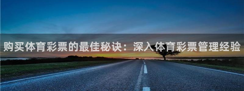 必一体育sportB体育：购买体育彩票的最佳秘诀：深入体育彩