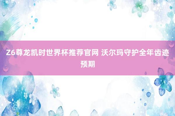 Z6尊龙凯时世界杯推荐官网 沃尔玛守护全年齿迹预期