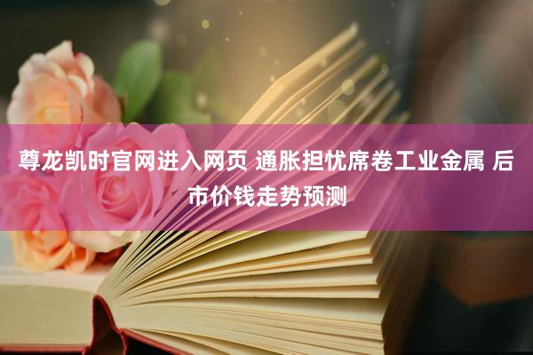 尊龙凯时官网进入网页 通胀担忧席卷工业金属 后市价钱走势预测