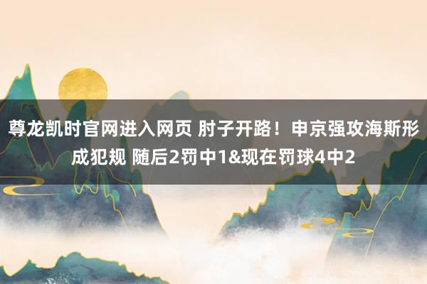 尊龙凯时官网进入网页 肘子开路！申京强攻海斯形成犯规 随后2罚中1&现在罚球4中2