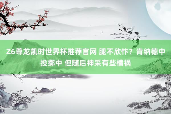 Z6尊龙凯时世界杯推荐官网 腿不欣忭？肯纳德中投掷中 但随后神采有些横祸